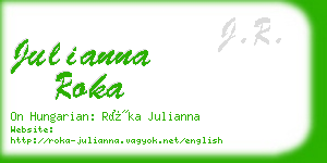 julianna roka business card